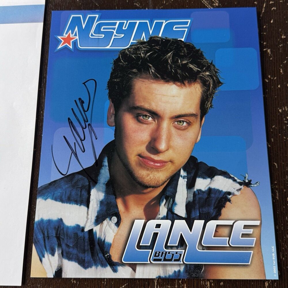 Lance Bass Nsync Autographed 8x10 Signed Photo With 2003 COA Personal Letter - Picture 2 of 4